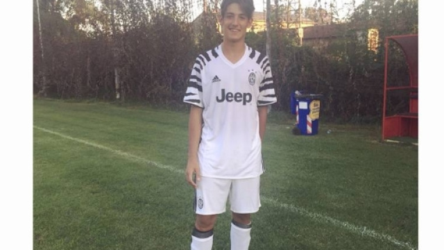 Nicol&ograve; Francofonte, in gol alla prima ufficiale con la maglia della Juve