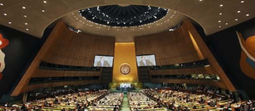 La sala dell'Assemblea Generale delle Nazioni Unite