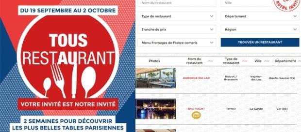 Cette année, le moteur de recherche de Tous au restaurant n'est pas très au point Cette année, le moteur de recherche de Tous au restaurant n'est pas très au point