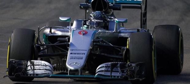 Nico Rosberg durante la celebración del GP de Singapur 2016 Nico Rosberg durante la celebración del GP de Singapur 2016