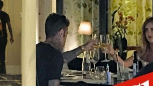 Fedez a cena con Chiara Ferragni