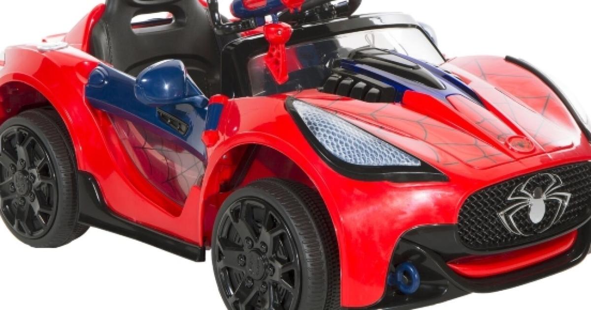 spiderman 6v super car battery powered riding toy