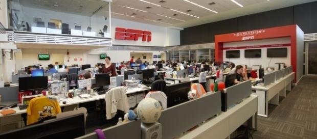 Há várias vagas para a redação da ESPN e outros setores da emissora. Há várias vagas para a redação da ESPN e outros setores da emissora.