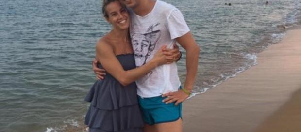 Tania Cagnotto con il suo futuro sposo Stefano Parolin Tania Cagnotto con il suo futuro sposo Stefano Parolin