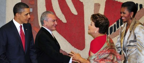 Obama, Temer, Dilma e Michele Obama. Foto:EBC