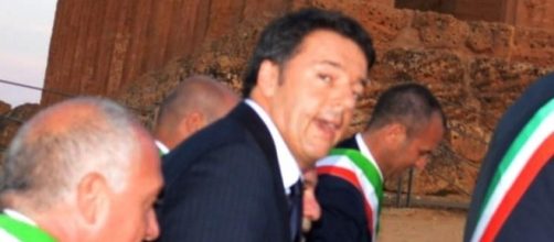 Riforma pensioni targata Renzi, il premier conferma: Ape in legge Stabilità. Foto: Renzi ad Agrigento, ph Calogero Giuffrida