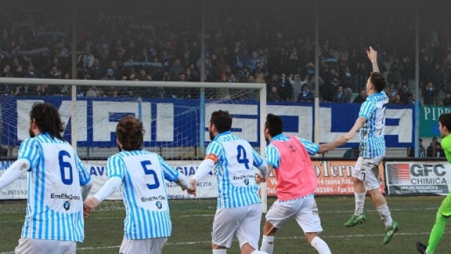 A Ferrara Spal-Entella finisce 2 a 2