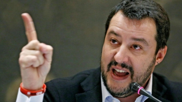 Matteo Salvini, leader della Lega Nord