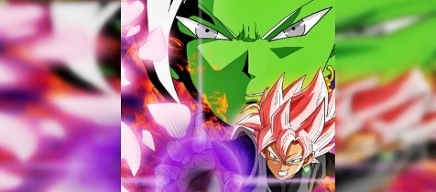 Goku Black Super Saiyajin Rose y Zamasu. Dibujo realizado por el artista Jared Cardenas. Goku Black Super Saiyajin Rose y Zamasu. Dibujo realizado por el artista Jared Cardenas.