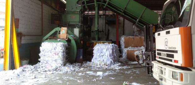 Reciclaje de papel en Palo Verde, Caracas Reciclaje de papel en Palo Verde, Caracas