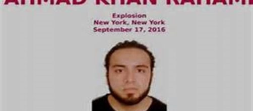 L'attentatore che ha piazzato gli ordigni a New York e in New Jersey.