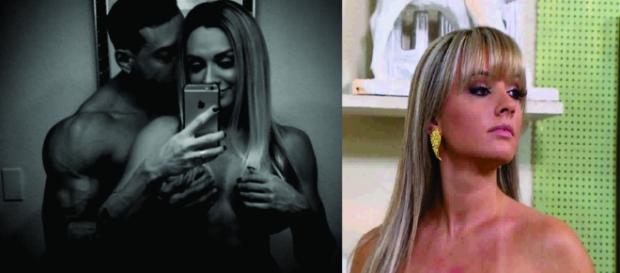 Divulgado foto sexy onde Juju Salimeni e Felipe Franco aparecem nus Divulgado foto sexy onde Juju Salimeni e Felipe Franco aparecem nus
