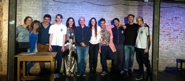 El equipo argentino junto al autor El equipo argentino junto al autor