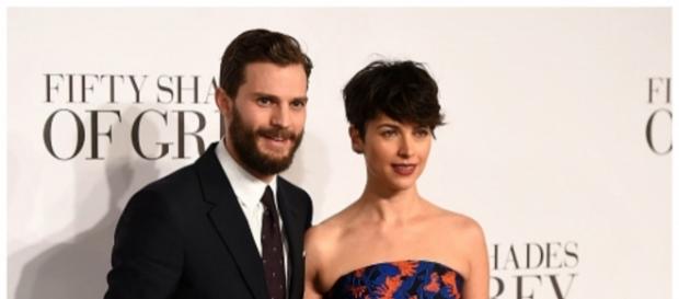 Jamie Dornan e Amelia Warner. (Foto: Ian Gavan/Getty Images) Jamie Dornan e Amelia Warner. (Foto: Ian Gavan/Getty Images)