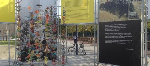'Milla de la Paz', exposición urbana que apropia parte del Boulevard limítrofe con el Urumea 'Milla de la Paz', exposición urbana que apropia parte del Boulevard limítrofe con el Urumea