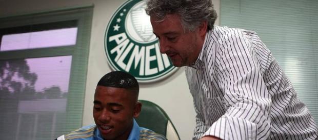Paulo Nobre, presidente do Palmeiras Paulo Nobre, presidente do Palmeiras