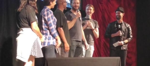 The cast of 'The Walking Dead' visited Halloween Horror Nights. (Photo by Barb Nefer) The cast of 'The Walking Dead' visited Halloween Horror Nights. (Photo by Barb Nefer)