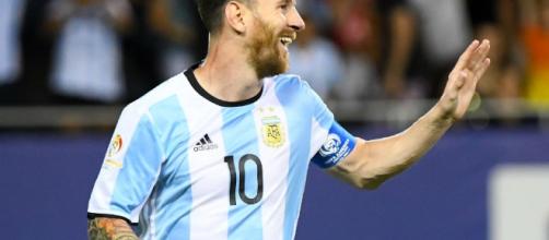 Messi volvió a vestir la camiseta de la Selección y volvió a gritar. FOTO: LA NACION