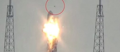 Frame estratto dal video dell'incidente del Falcon 9