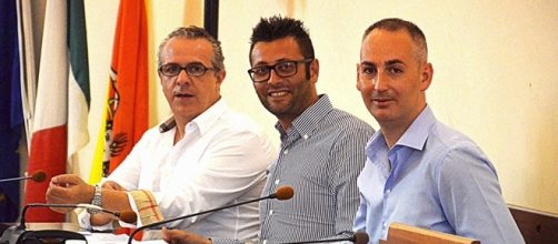 I consiglieri di opposizione Ferrero, Pintaldi e Rosa.