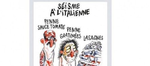 La vignetta di Charlie Hebdo sul terremoto in Italia che ha scatenato la polemica