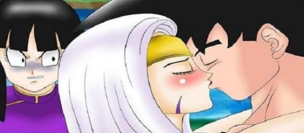 Goku y Nean en el universo 12 ki Goku y Nean en el universo 12 ki
