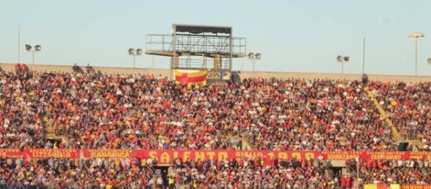 La Tribuna Est. Foto Salento Giallorosso. La Tribuna Est. Foto Salento Giallorosso.