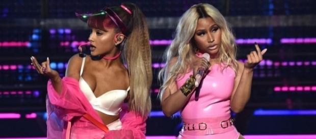 MTV VMAs: Watch Ariana Grande and Nicki Minaj perform 'Side to Side' - mashable.com MTV VMAs: Watch Ariana Grande and Nicki Minaj perform 'Side to Side' - mashable.com