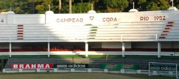 Título da Copa Rio de 1952 já é tratado como Mundial de Clubes nas Laranjeiras (Foto: Máquina do Esporte) Título da Copa Rio de 1952 já é tratado como Mundial de Clubes nas Laranjeiras (Foto: Máquina do Esporte)