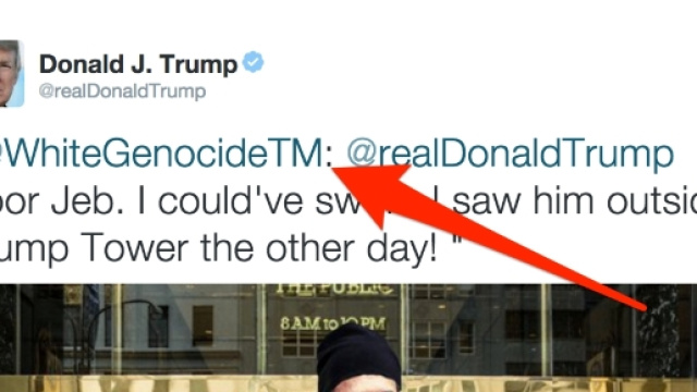 Il contestato post di Donald Trump.