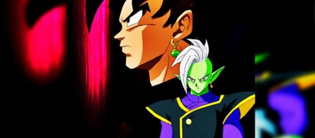 "Fan Art" de Goku Black y Zamasu realizado por el artista "Salvamakoto". "Fan Art" de Goku Black y Zamasu realizado por el artista "Salvamakoto".
