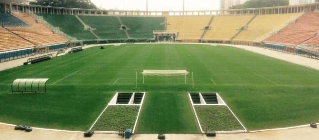 Pacaembu pode ser a "casa" do Flamengo pela terceira vez em 2016 (Foto: Globo.com) Pacaembu pode ser a "casa" do Flamengo pela terceira vez em 2016 (Foto: Globo.com)