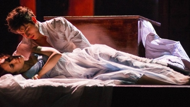 Romeo e Giulietta durante la loro notte d'amore