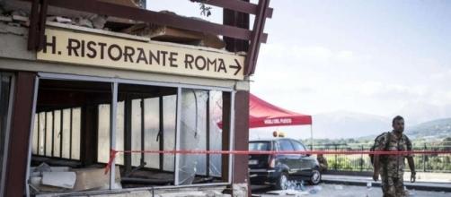 Il noto Hotel Roma è andato distrutto nel sisma del 24 agosto