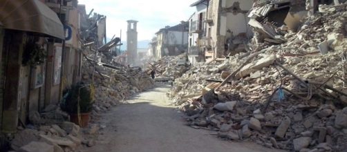 Amatrice dopo il terremoto di agosto