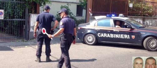 Gianpriamo Piras, nella foto piccola il primo a partire da destra, è stato arrestato dai Carabinieri. Nell'altra foto piccola la vittima.