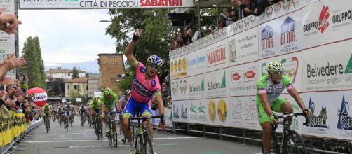 La vittoria di Diego Ulissi tre anni fa