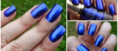 Novità nail art: smalto blu e unghie, autunno 2016
