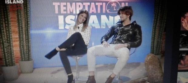Andrea Damante e Giorgia Lucini a Temptation Island Andrea Damante e Giorgia Lucini a Temptation Island