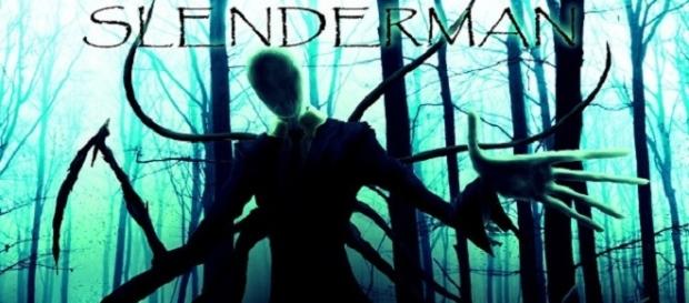 Imagen de la aterradora figura de las Creepypastas, Slenderman Imagen de la aterradora figura de las Creepypastas, Slenderman