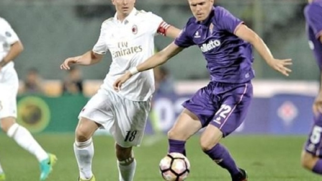 Ilicic in azione contro il Milan. Per lo sloveno &egrave; stato il primo errore dal dischetto