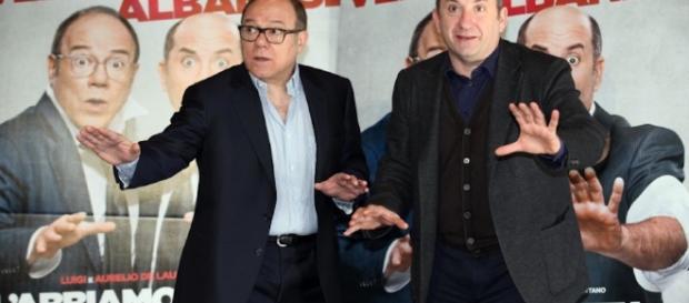 Carlo Verdone e Antonio Albanese alla presentazione di "L'abbiamo fatta grossa" Carlo Verdone e Antonio Albanese alla presentazione di "L'abbiamo fatta grossa"
