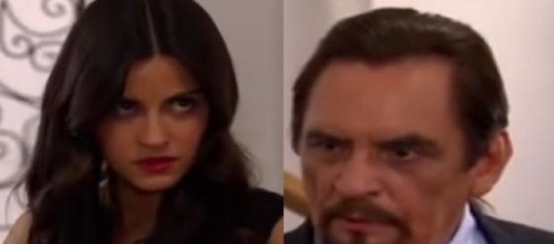 Esmeralda e seu pai discutem feio Esmeralda e seu pai discutem feio