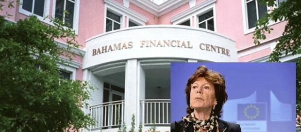 L'ex-commissaire européenne néerlandaise Neelie Kroes est la personnalité la plus citée en liaison avec les Bahamas Papers L'ex-commissaire européenne néerlandaise Neelie Kroes est la personnalité la plus citée en liaison avec les Bahamas Papers