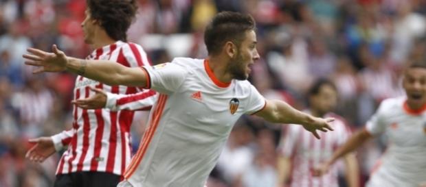 Medrán celebra su gol frente al Bilbao Medrán celebra su gol frente al Bilbao