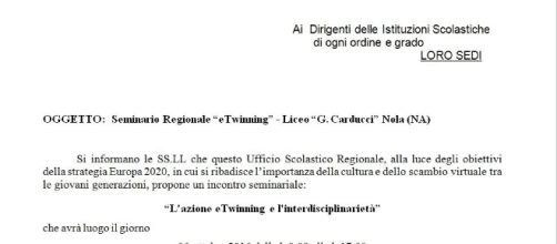 Seminario regionale Campania eTwinning.