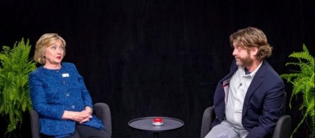 Hillary Clinton sits down with Zach Galifianakis for 'Between Two ...Photo: Blasting News Library - businessinsider.com Hillary Clinton sits down with Zach Galifianakis for 'Between Two ...Photo: Blasting News Library - businessinsider.com