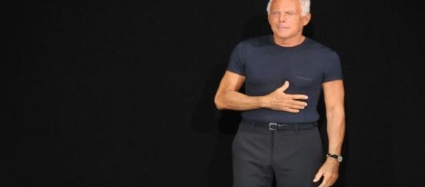 Il grande stilista Giorgio Armani Il grande stilista Giorgio Armani