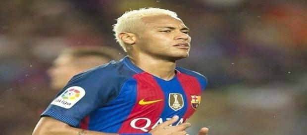 Neymar, atacante do Barcelona. Neymar, atacante do Barcelona.