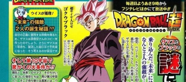 Revista V-Jump donde se explica el origen de la transformación Revista V-Jump donde se explica el origen de la transformación